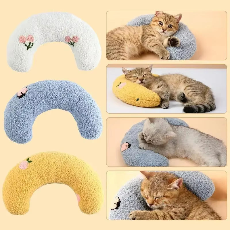 Cozy Cat & Dog Neck Pillow - Soft Support for Sleeping